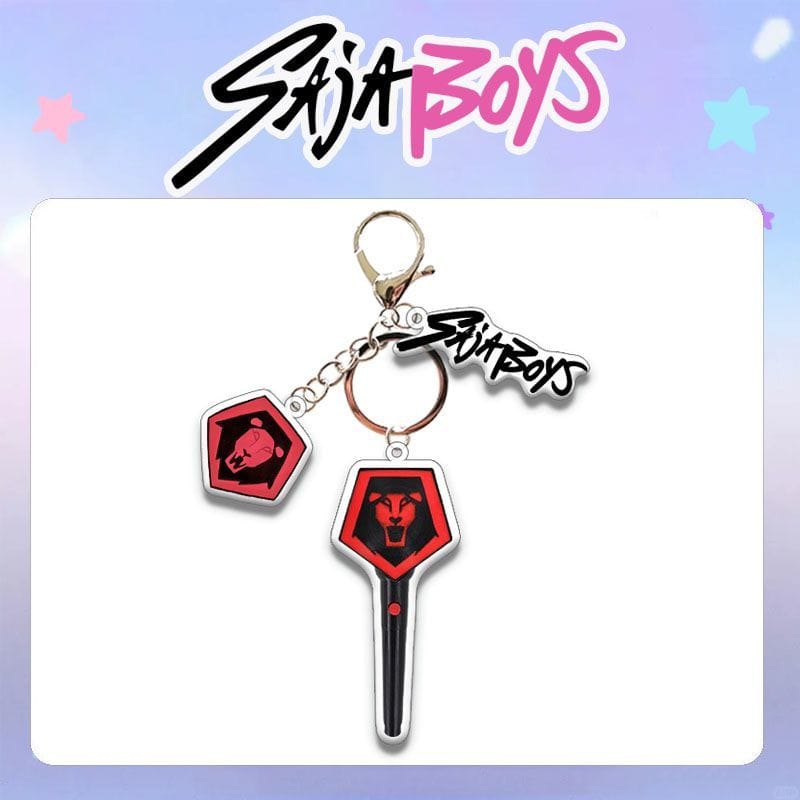 KPOP DEMON HUNTERS HUNTR/X SAJA BOYS KEYCHAINS