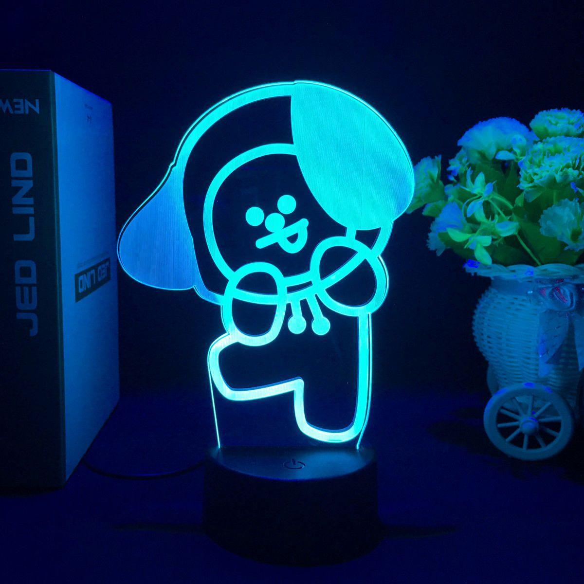 BT21 LAMP LED COLOR CHANGING LIGHT (16 COLORS) WITH REMOTE CONTROL