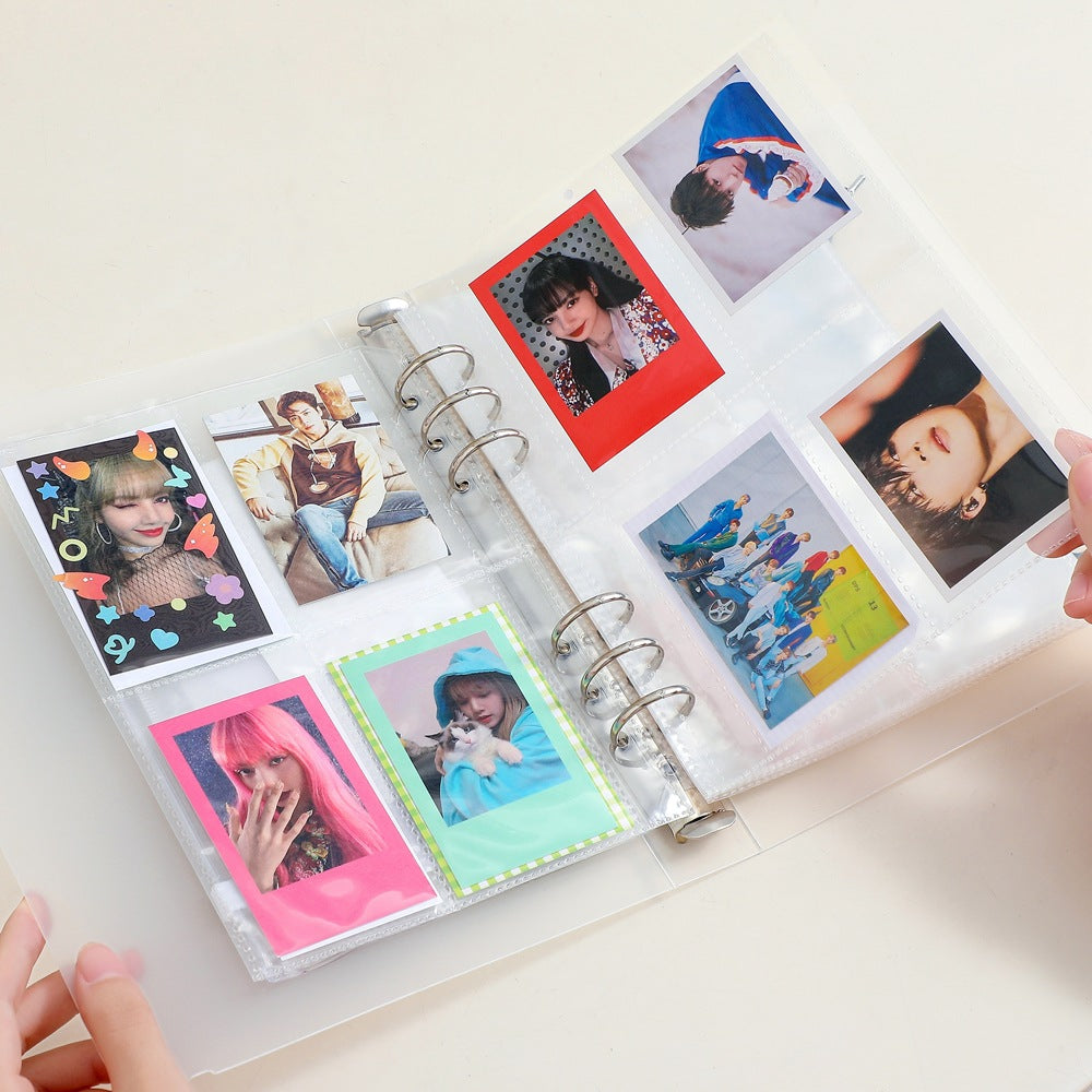 PHOTOCARD HOLDER A5 BINDER + 10 DOUBLE-SIDED PLASTIC SHEETS WITH 8 POCKETS EACH