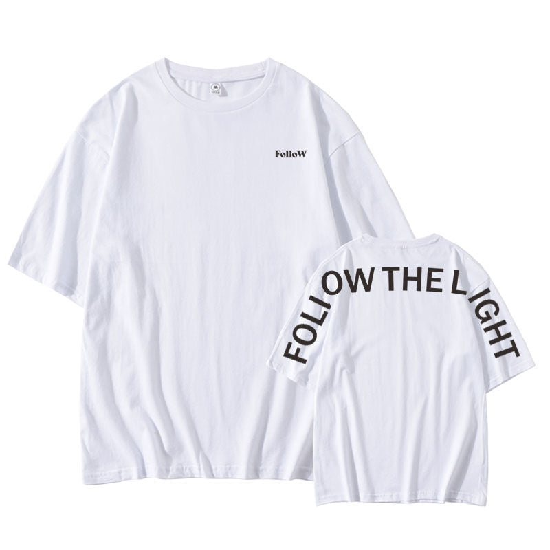 SEVENTEEN MERCH FOLLOW THE LIGHT T-SHIRTS 100% COTTON