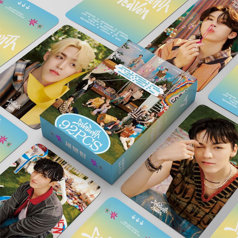SEVENTEEN SeventeenTh KITS 92 PIECES (60 PHOTOCARDS + 32 ADHESIVES)