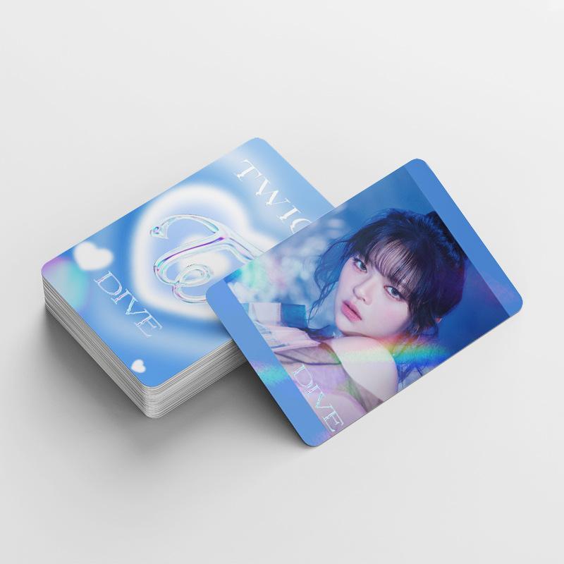 TWICE DIVE KIT - 124 PCS (60 HOLOGRAPHIC PHOTOCARDS + 64 STICKERS)