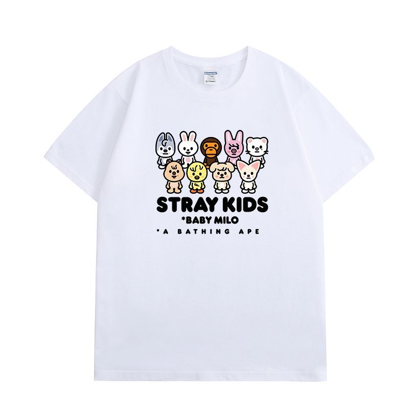 STRAY KIDS BABY MILO T-SHIRTS 100% COTTON