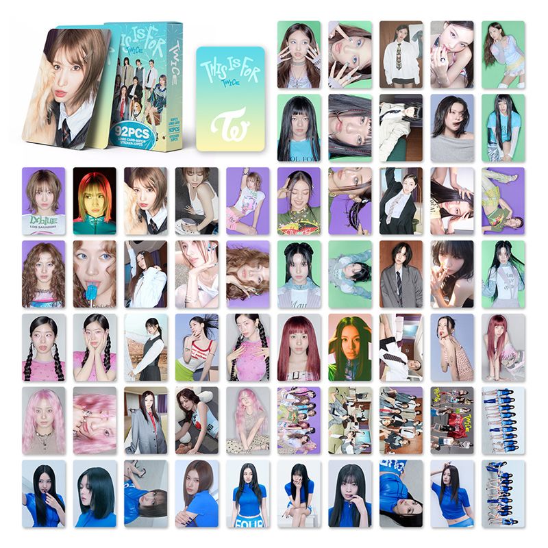 PHOTOCARDS TWICE THIS IS FOR 92 PCS (60 photocards + 32 stickers)