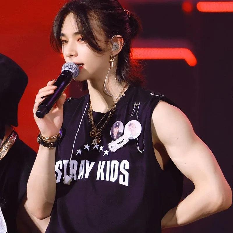 STRAY KIDS LONG SLEEVE T-SHIRT AND SHIRT 100% COTTON