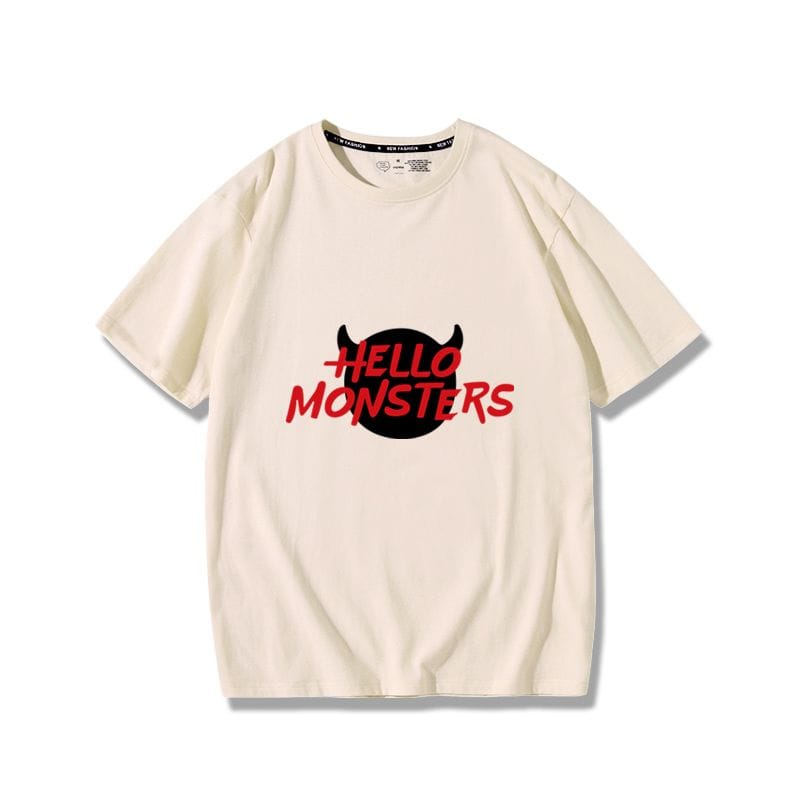 BABY MONSTER HELLO MONSTER T SHIRT 100% COTTON