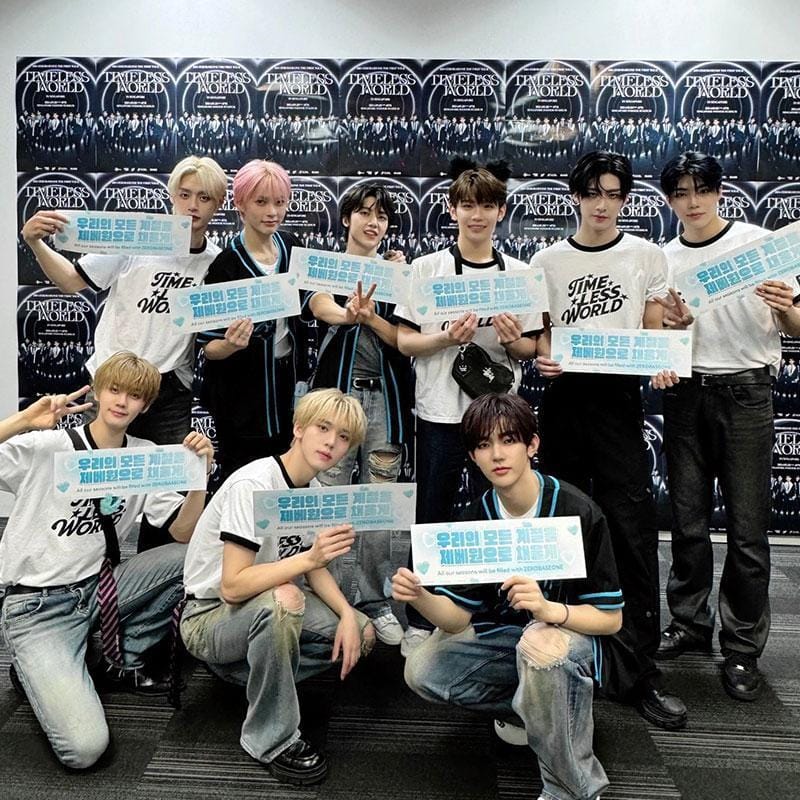 ZB1 ZERO BASE ONE  T SHIRT 100% COTTON