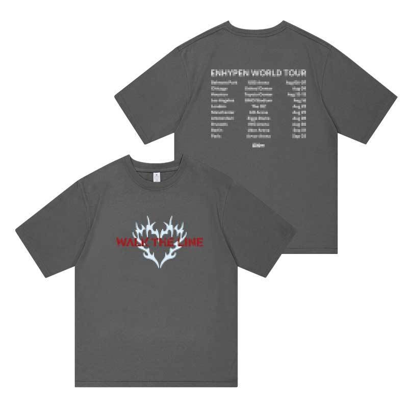 ENHYPEN T-SHIRT 2025 WALK THE LINE 100% COTTON