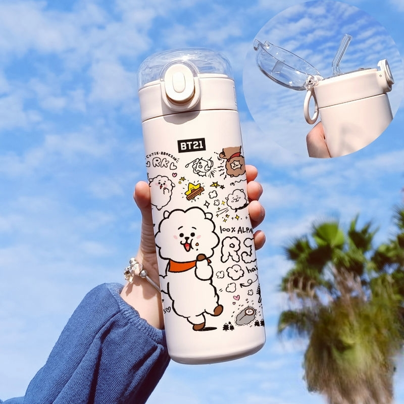 BT21 STAINLESS STEEL THERMAL BOTTLES 420 ML