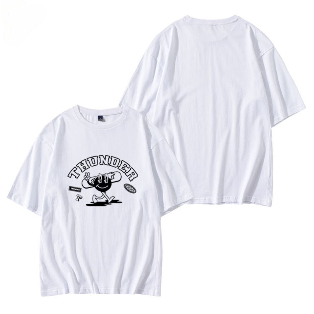 ATEEZ MERCH BREAK THE WALL 100% COTTON SHIRTS (black and white)