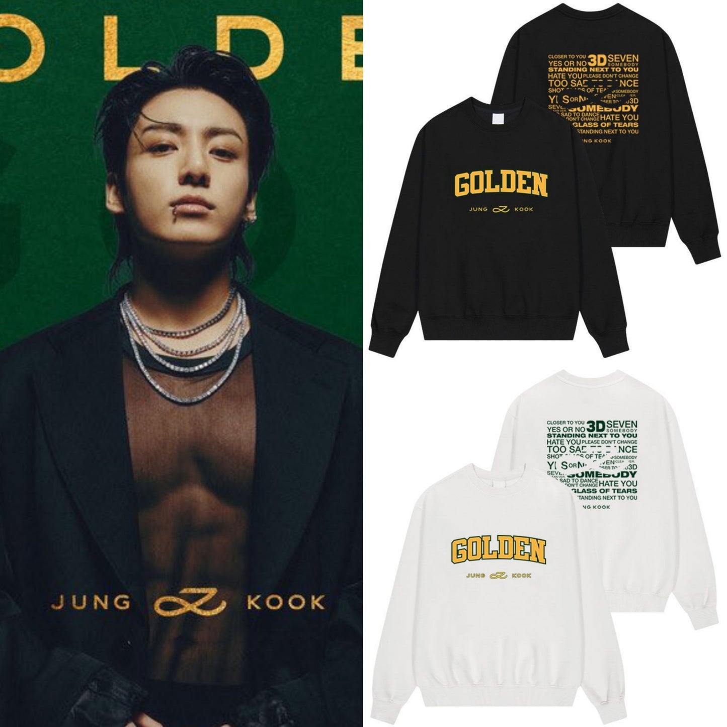 JUNGKOOK GOLDEN HOODIE
