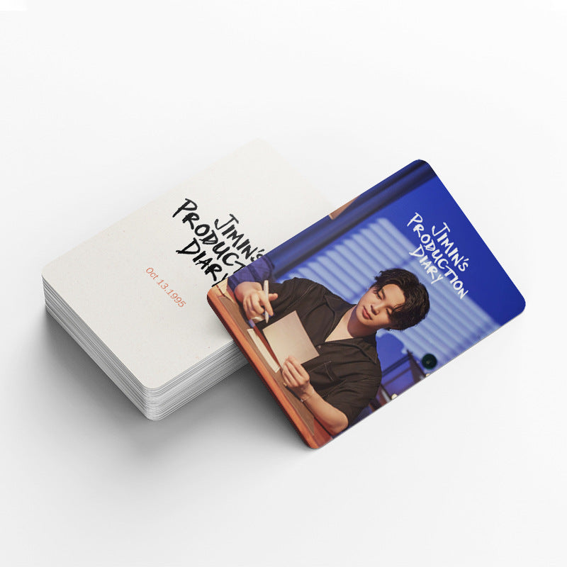 JIMIN SOLO PRODUCTION DIARY 92 PCS (60 PHOTOCARDS + 32 STICKERS)