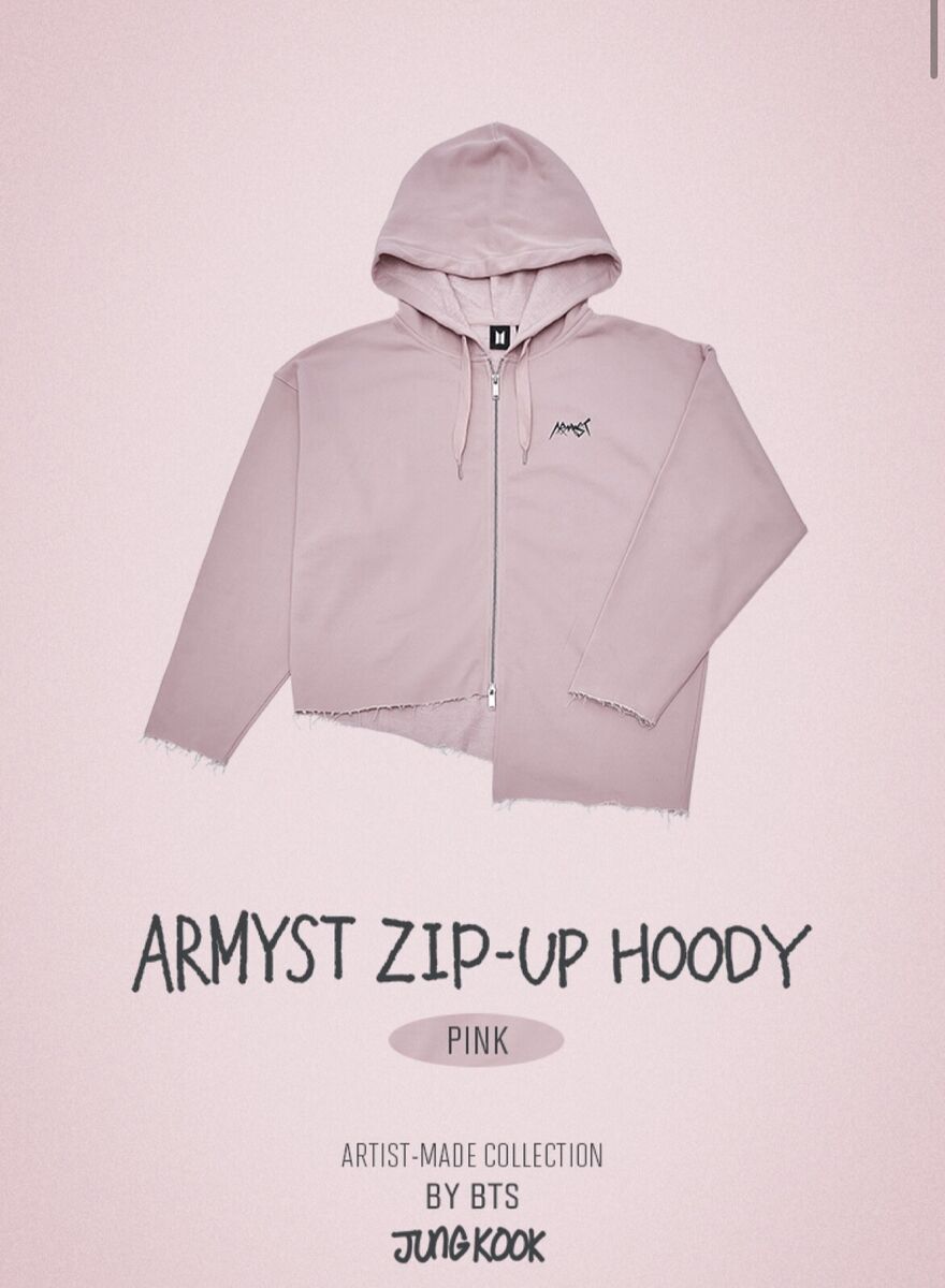 BTS JUNGKOOK ARMYST ZIP HOODIE